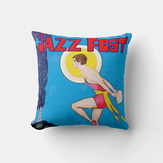 Coussin Jazz Fest Dance (Recto)