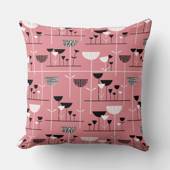 Coussin Jazz moderne - Rose e3868f (Recto)