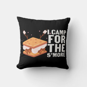 Coussin Je Camping Pour Le Camping S'more Drôle