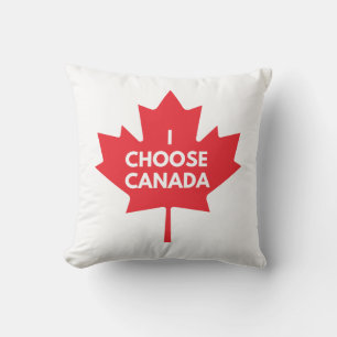 Coussin Je Choisis L'Oreiller À Jets Du Canada