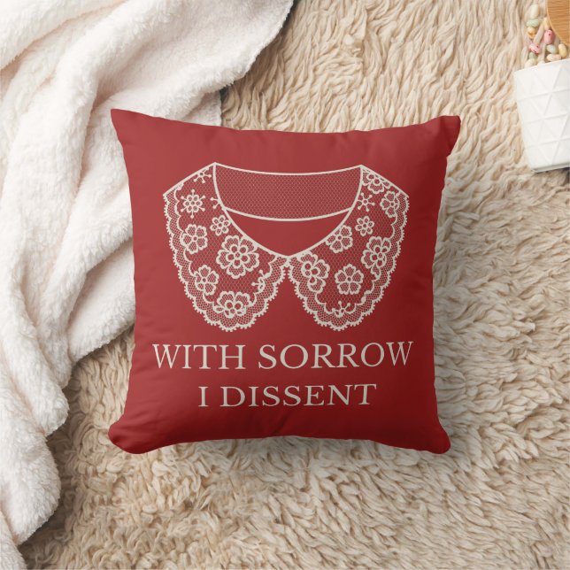 Coussin Je conteste l'interdiction de l'avortement en coll (Couverture)