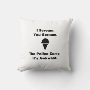 Coussin Je crie Tu cries