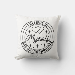 Coussin Je crois en moi et en mes capacités