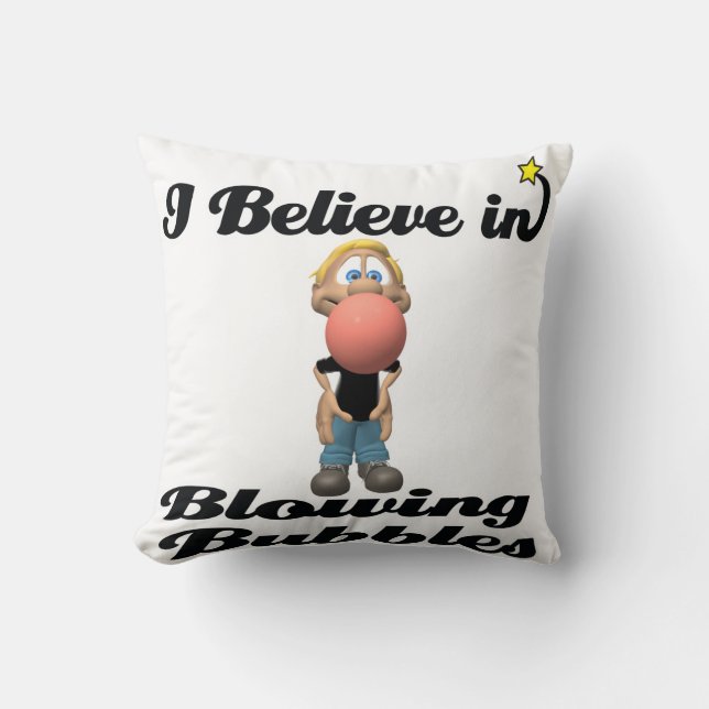 Coussin je crois que faire exploser des bulles de gomme (Recto)
