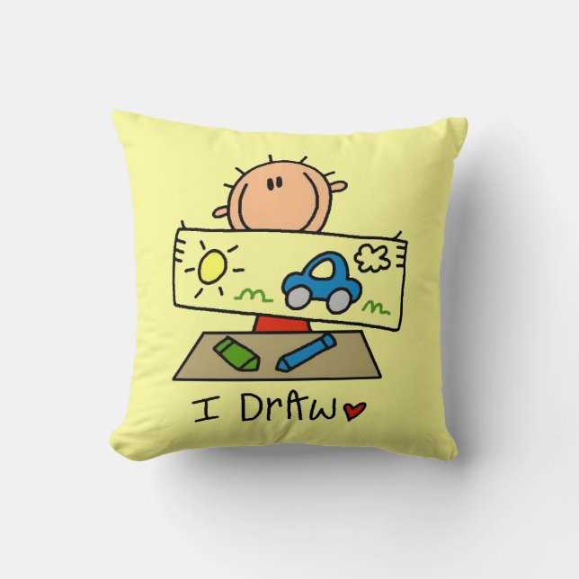 Coussin Je Dessine (Recto)