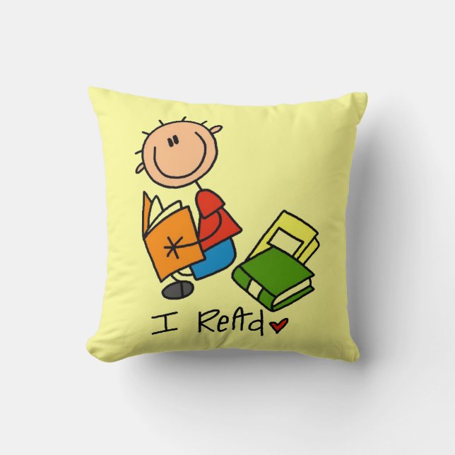 Coussin Je lis (Recto)