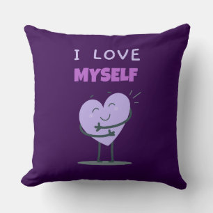 Coussin Je M'Aime Moi-Même Amour