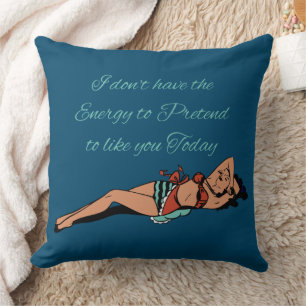 Coussin Je n’ai pas d’énergie