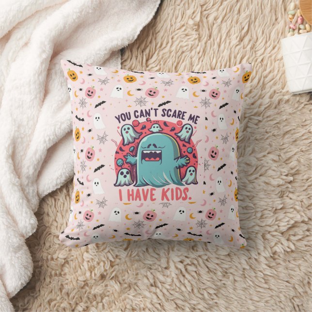 Coussin Je n'ai pas d'enfants, Halloween Éffrayante (Couverture)