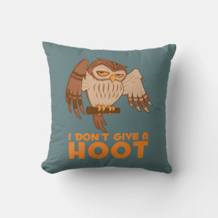 Coussin Je ne donne pas de chouette