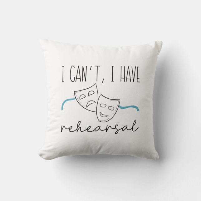 Coussin Je ne peux pas avoir de répétition (Recto)
