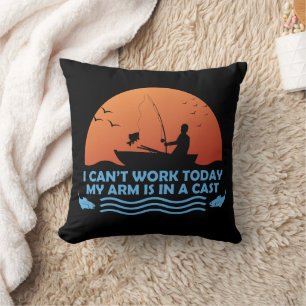 Coussin Je ne peux pas travailler aujourd’hui, mon bras es