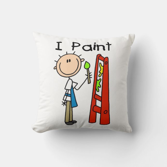 Coussin Je peins (Recto)