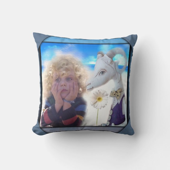 Coussin Je pense que je suis amoureux (Recto)