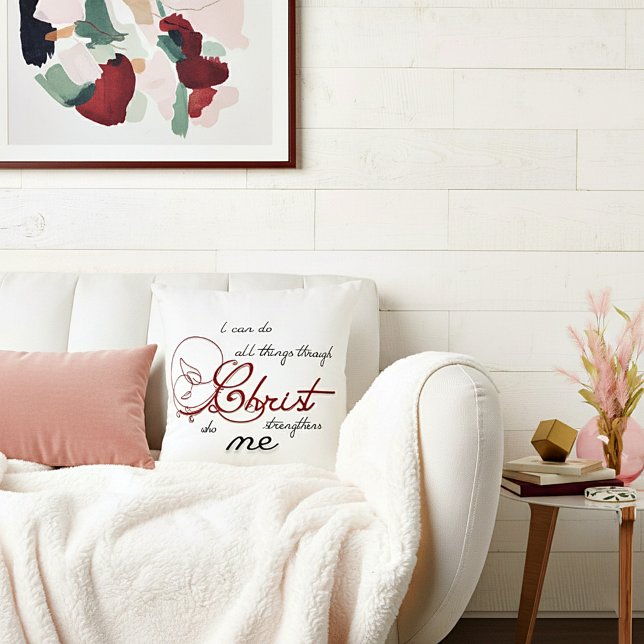 Coussin Je peux faire toutes choses (Créateur téléchargé)