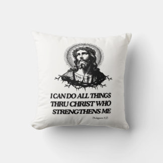 Coussin Je Peux Faire Toutes Les Choses Par Le Christ Qui 
