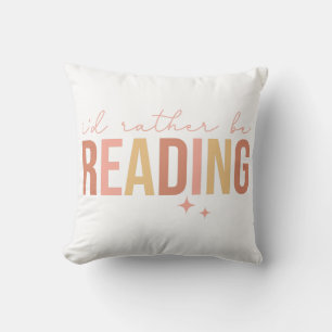 Coussin Je préfère lire