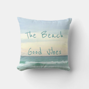Coussin Je Sens Good Vibes Dans Mon Endroit Heureux