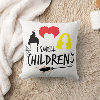 Coussin Je sens les enfants Halloween