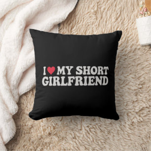 Coussin Je suis amoureux de ma petite amie fille garçon co