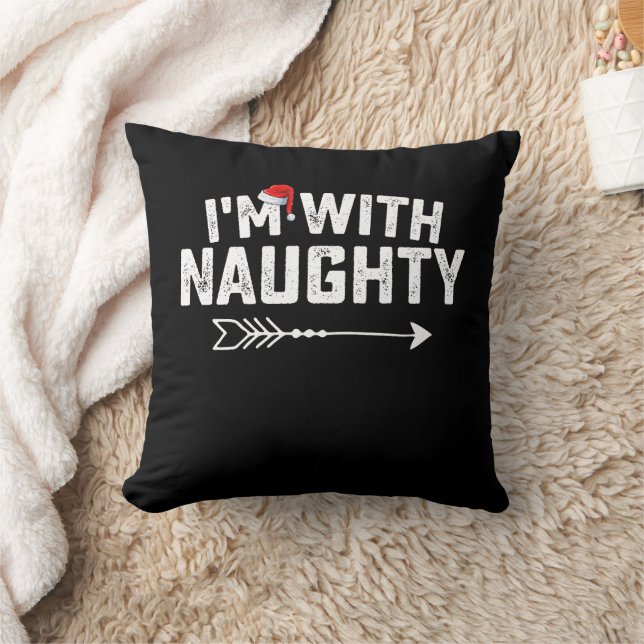 Coussin Je suis avec des couples coquins de Noël (Couverture)