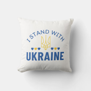 Coussin Je Suis Avec L'Ukraine
