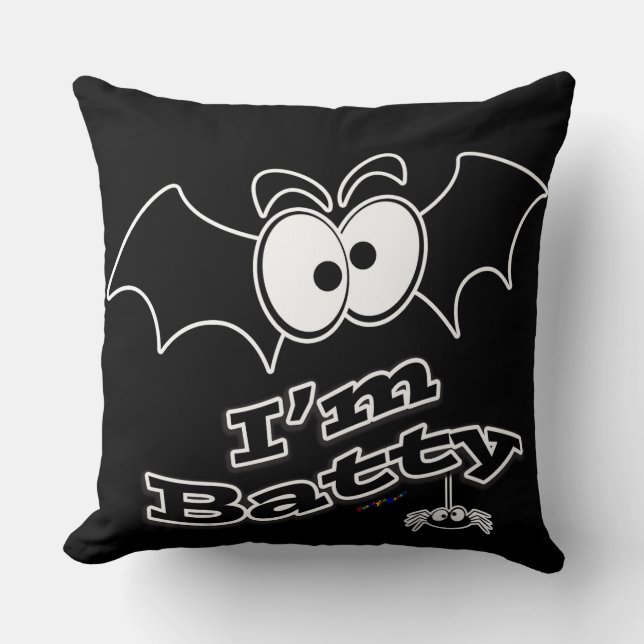 Coussin Je suis Batty Crazy Eyes (Recto)