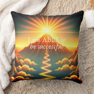 Coussin Je suis CAPABLE - Affirmation Jeu d'oreiller