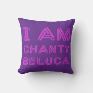 Coussin Je Suis Chanty Beluga Illusion Optique Géométrique