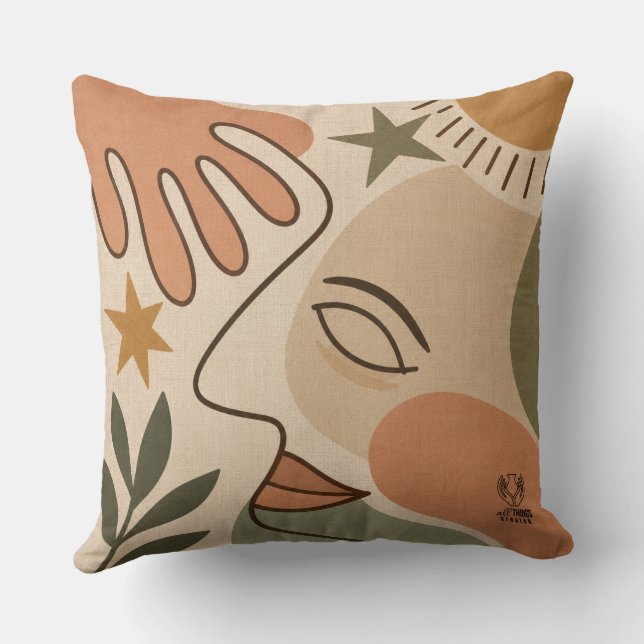Coussin JE SUIS CRÉÉ – Genèse (Verso)