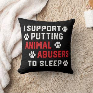 Coussin Je Suis En Faveur Du Fait Que Les Abuseurs D'Anima