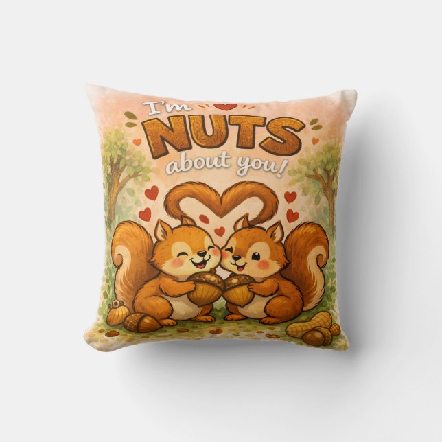 Coussin Je suis fou de toi (Recto)
