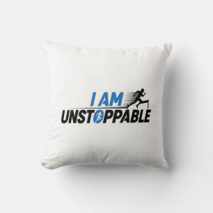 Coussin Je Suis Instoppable Logo : Lecteur Ininterrompu