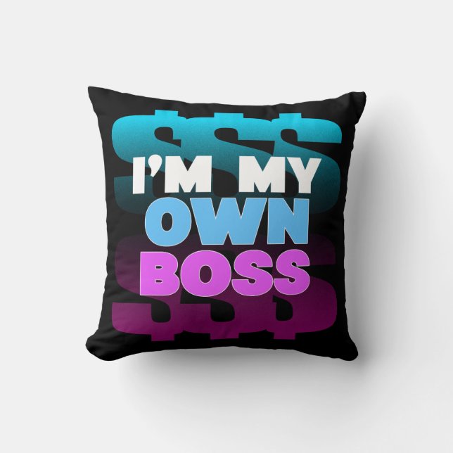 Coussin Je suis l’Oreiller Motivationnel Motivational Thlo (Recto)
