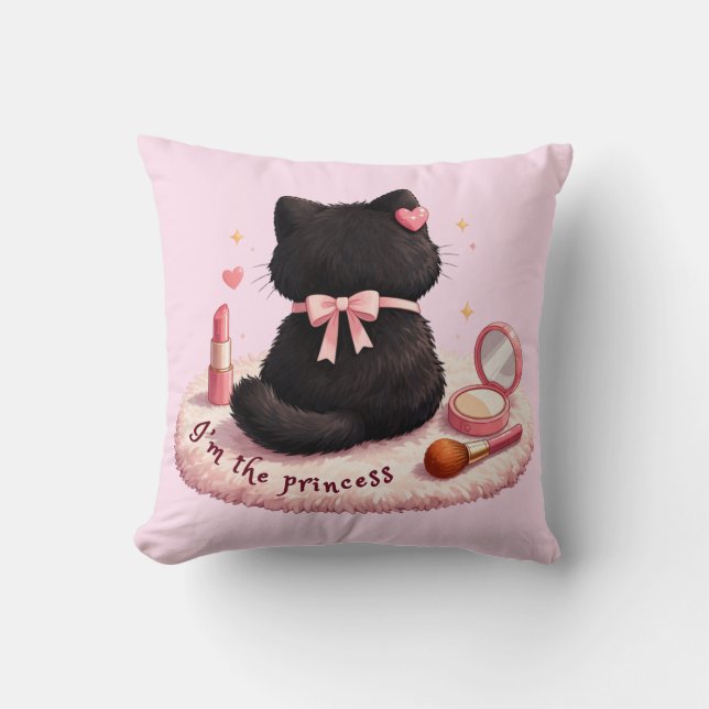 Coussin Je suis la Princesse (Recto)