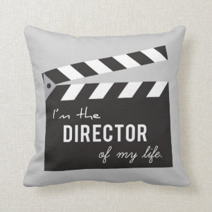 Coussin Je suis le directeur de Life Clapper