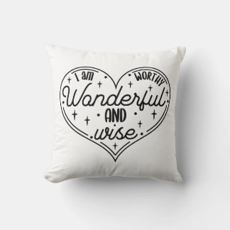 Coussin Je suis magnifique et sage