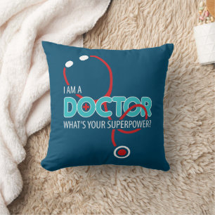 Coussin Je suis médecin
