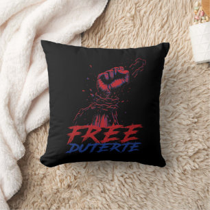 Coussin Je Suis Pour Duterte Free DU30 Free Duterte