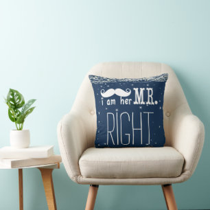 Coussin Je suis Son Coussin, M. Right Groom