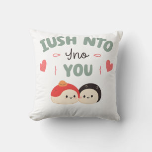 Coussin Je suis Soy Into You 🍣   Cute Kawaii Sushi Love