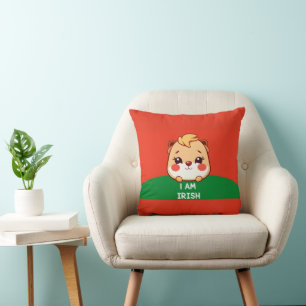 Coussin Je suis un animal mignon irlandais