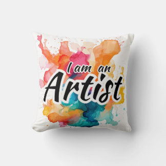 Coussin Je suis un artiste