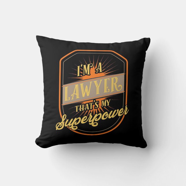 Coussin Je Suis Un Avocat (Recto)