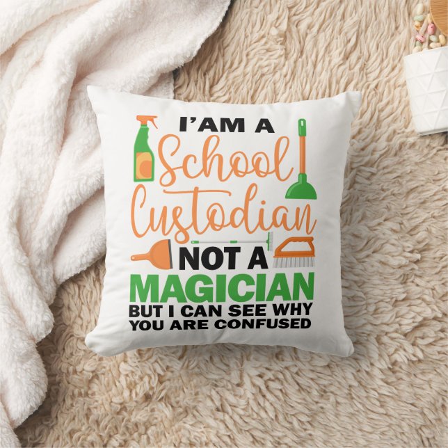Coussin Je suis un Gardien Cool de l'école Sarcastique dir (Couverture)