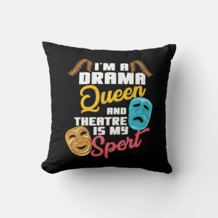 Coussin Je Suis Une Reine Du Drame