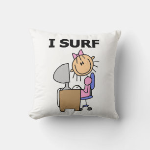 Coussin Je surfe sur le Web