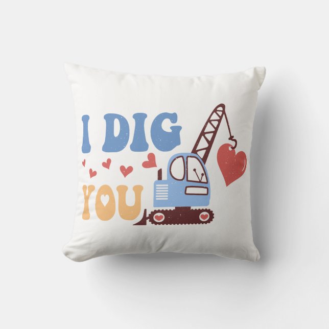 Coussin Je T'Ai Creusé (Recto)