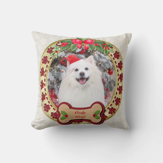 Coussin Je T'Ai Fait Un Joyeux Cadeau De Noël Personnalisé (Recto)