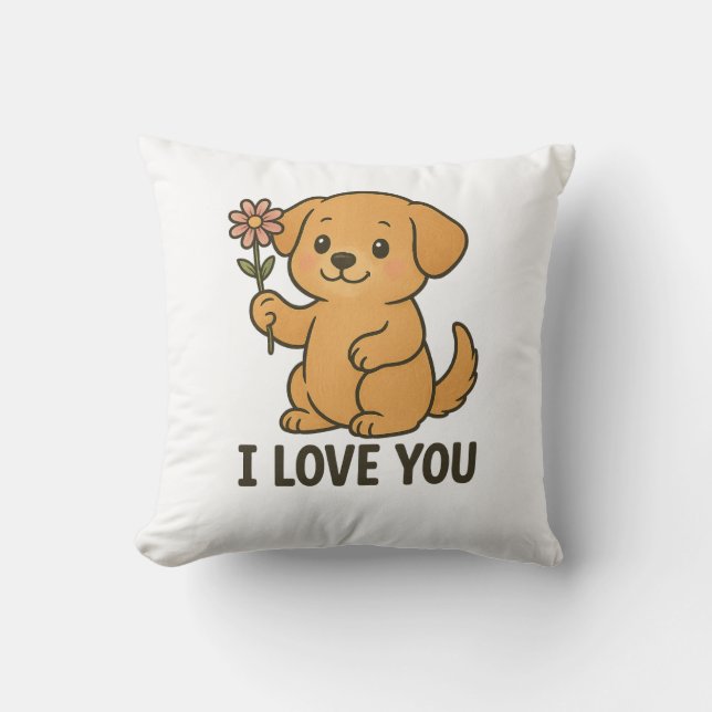 Coussin Je t'aime  (Recto)